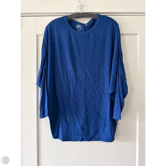 Top Long Sleeve By Maurices In Blue, Size: S
