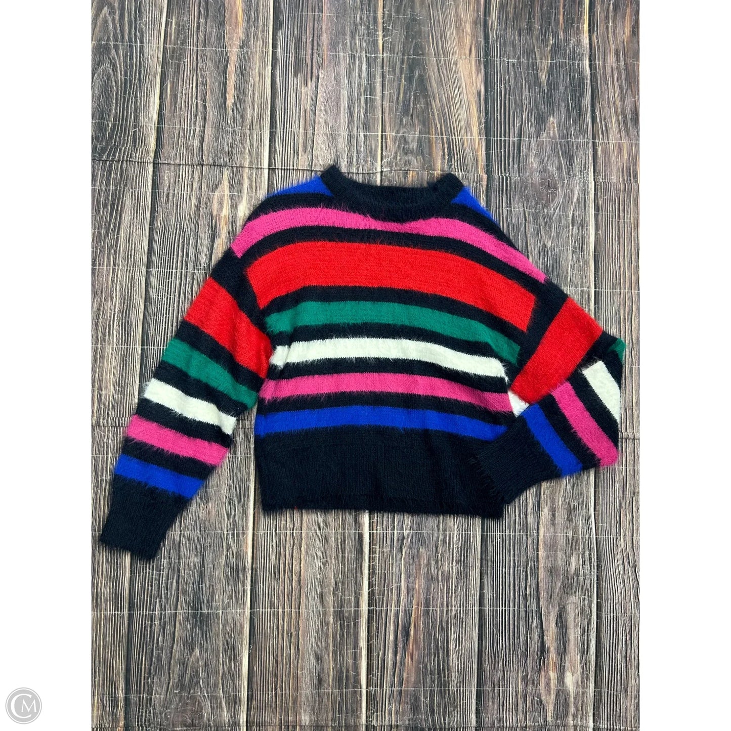 Sweater By A New Day In Striped Pattern, Size: S