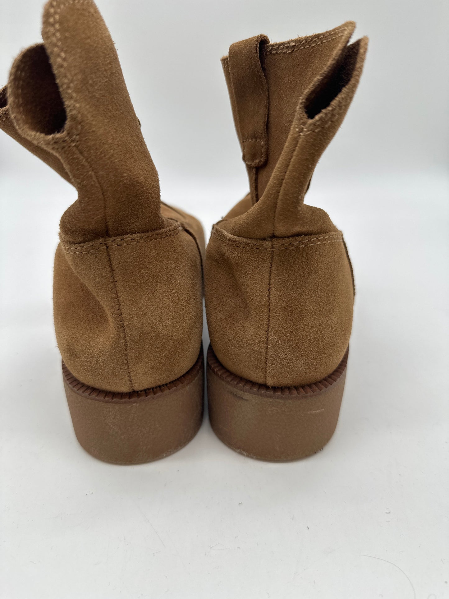 Boots Ankle Flats By Lucky Brand In Brown, Size: 9