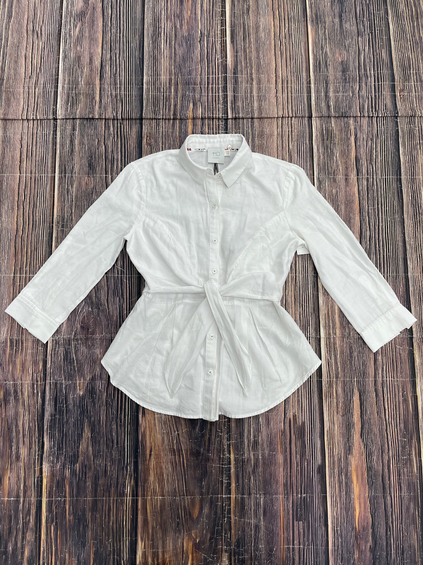 White Blouse Long Sleeve Hd In Paris, Size Xs