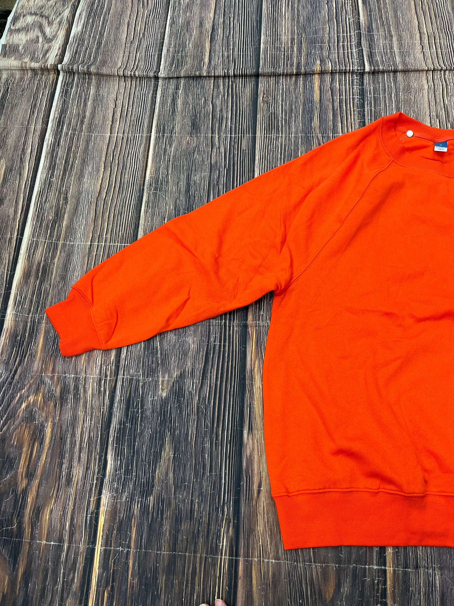 Orange Sweatshirt Crewneck Old Navy, Size M