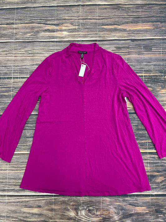 Purple Tunic Long Sleeve Eileen Fisher, Size M