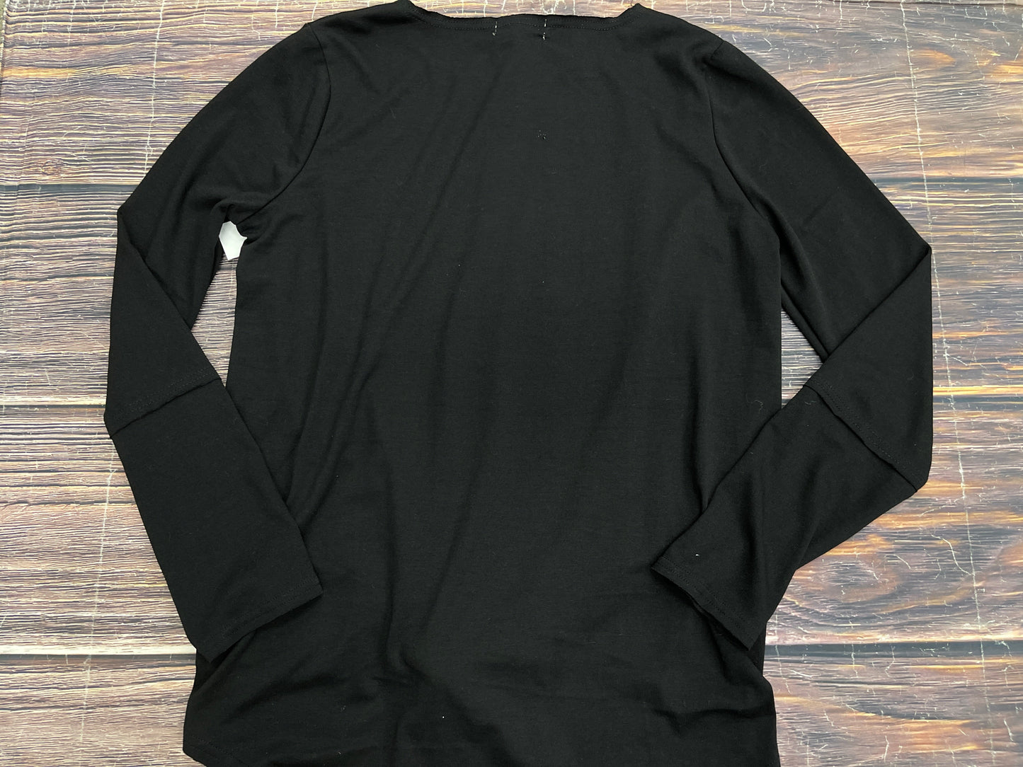 Black Top Long Sleeve Entro, Size M