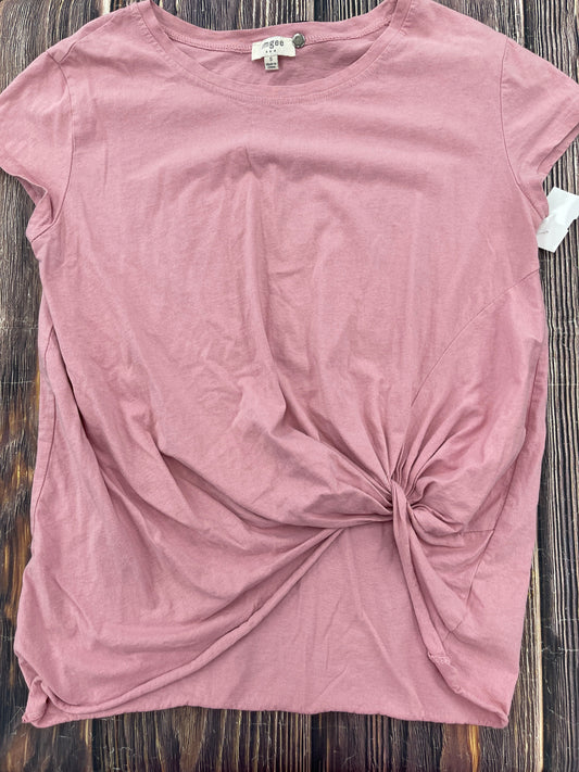 Pink Top Short Sleeve Umgee, Size S