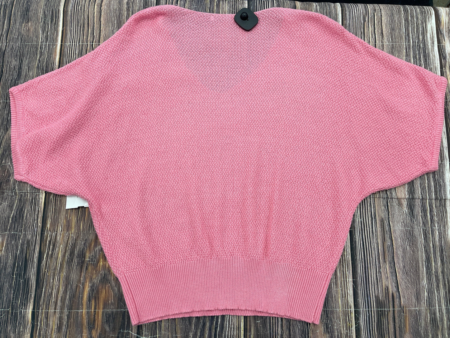 Sweater Short Sleeve By Staccato In Pink, Size: Xl