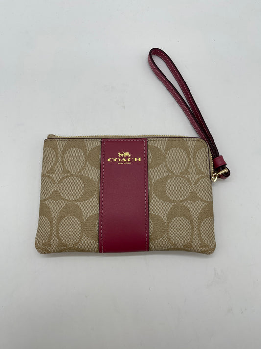 Wristlet Designer By Coach, Size: Small