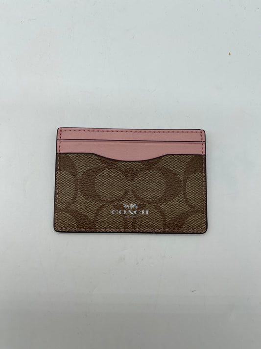 Id/card Holder Designer By Coach