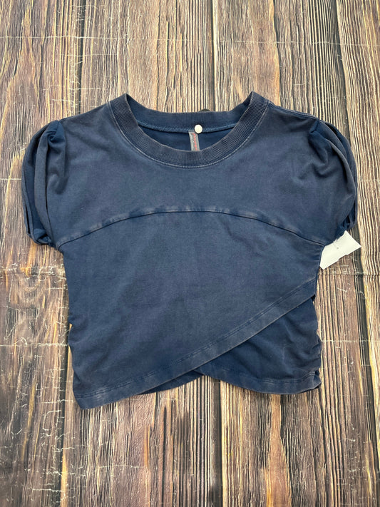 Top Short Sleeve By Free People In Blue, Size: S