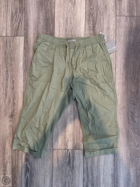 Capris By Falls Creek In Green, Size: M