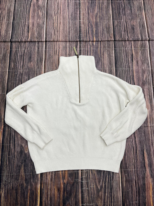 Sweater By Lilla P In White, Size: M