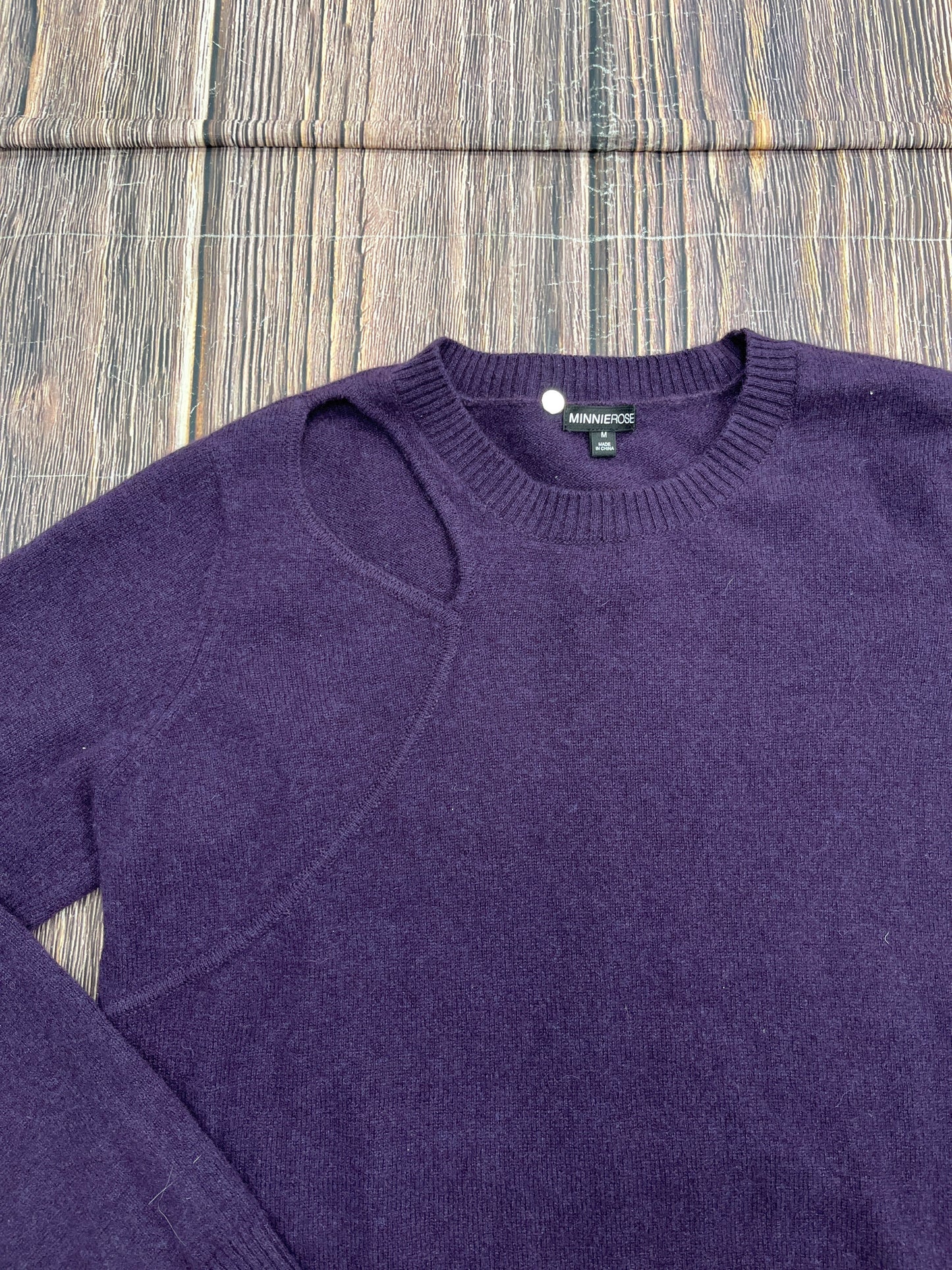 Sweater Cashmere By Cma In Purple, Size: M