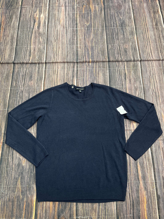 Sweater By Cable And Gauge In Navy, Size: L