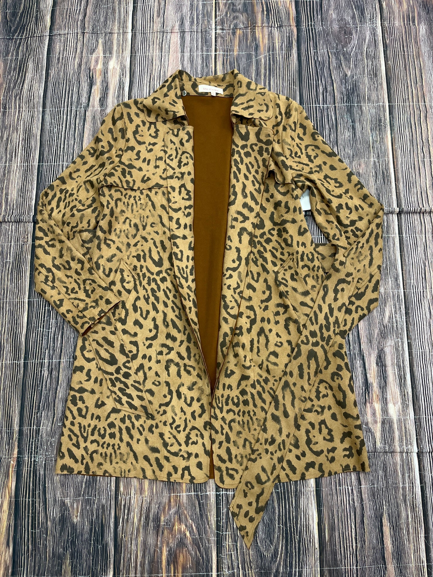 Jacket Other By Solitaire In Animal Print, Size: S