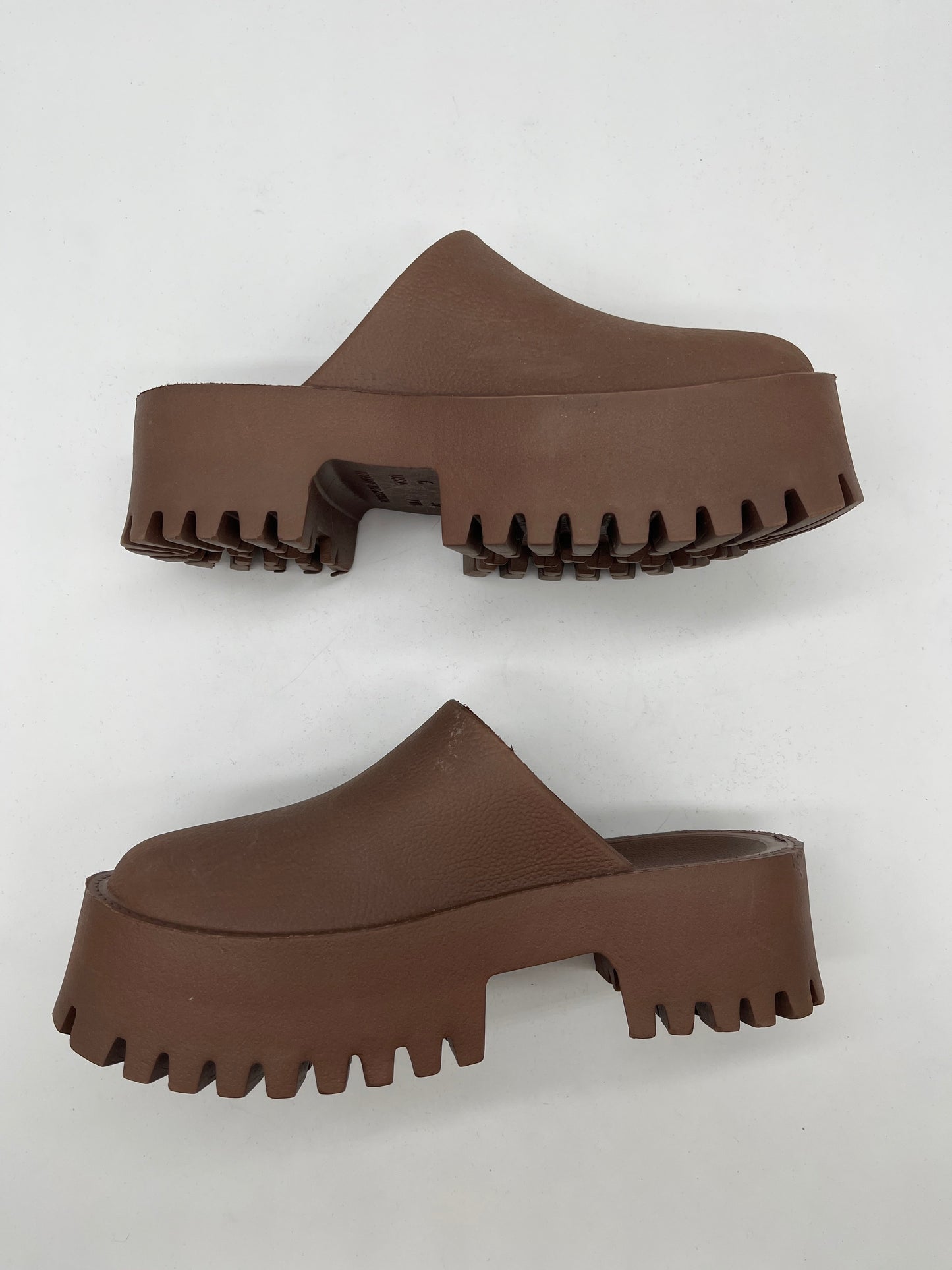 Shoes Heels Platform By Jeffery Campbell In Brown, Size: 6