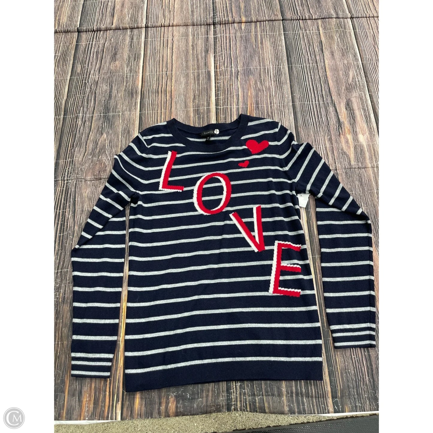 Sweater By Talbots In Navy, Size: Xs