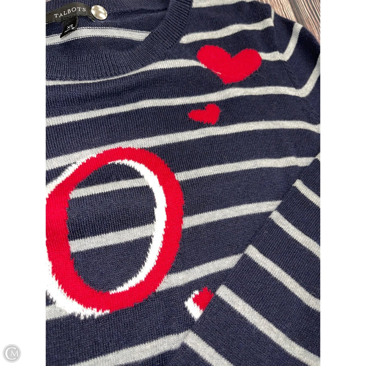 Sweater By Talbots In Navy, Size: Xs