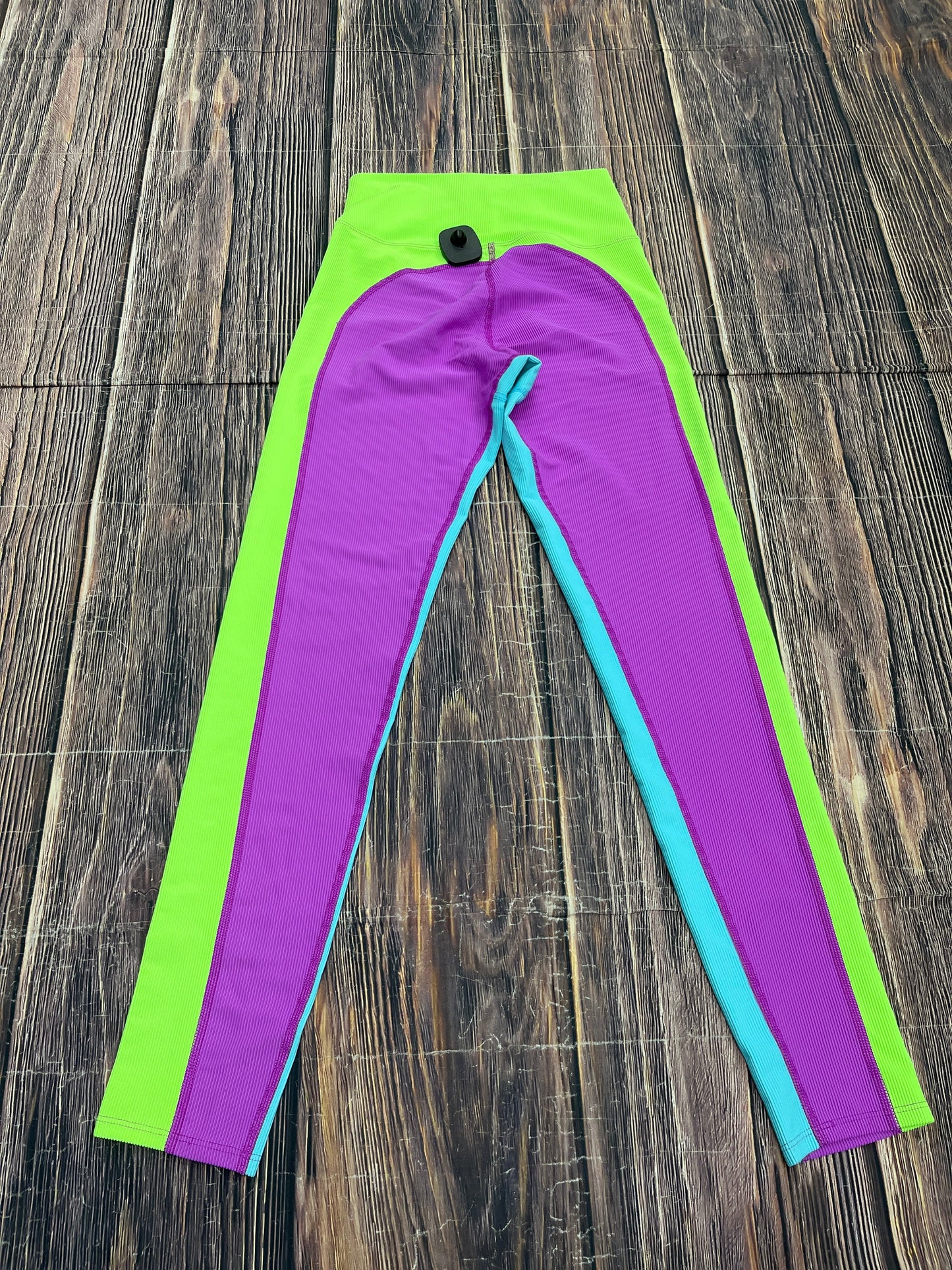 Athletic Leggings By Beach Riot In Multi-colored, Size: M