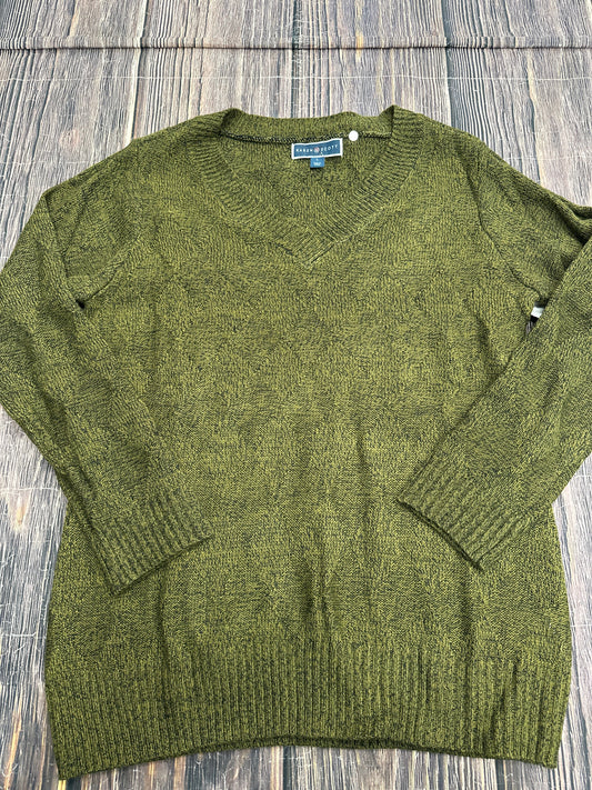 Sweater By Karen Scott In Green, Size: L