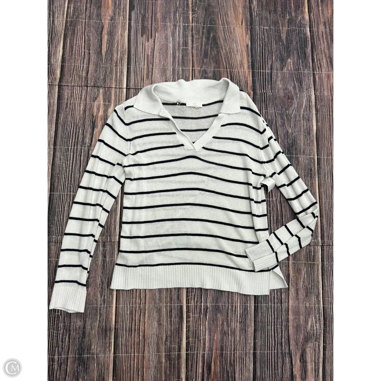 Sweater Designer By Halston In White, Size: S