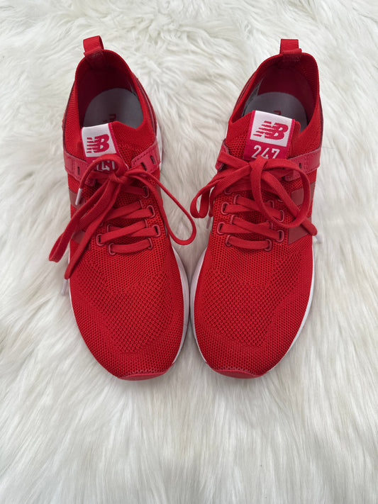 Shoes Athletic By New Balance In Red, Size: 8