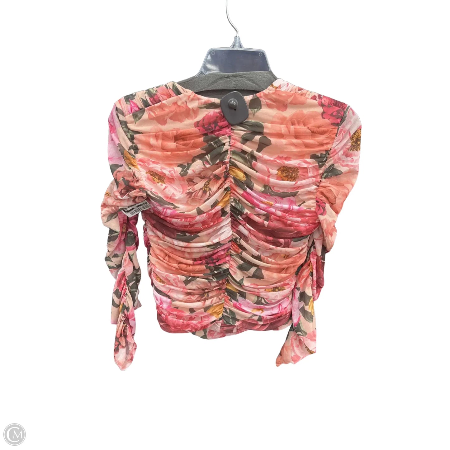 Top Long Sleeve By Express In Pink, Size: M