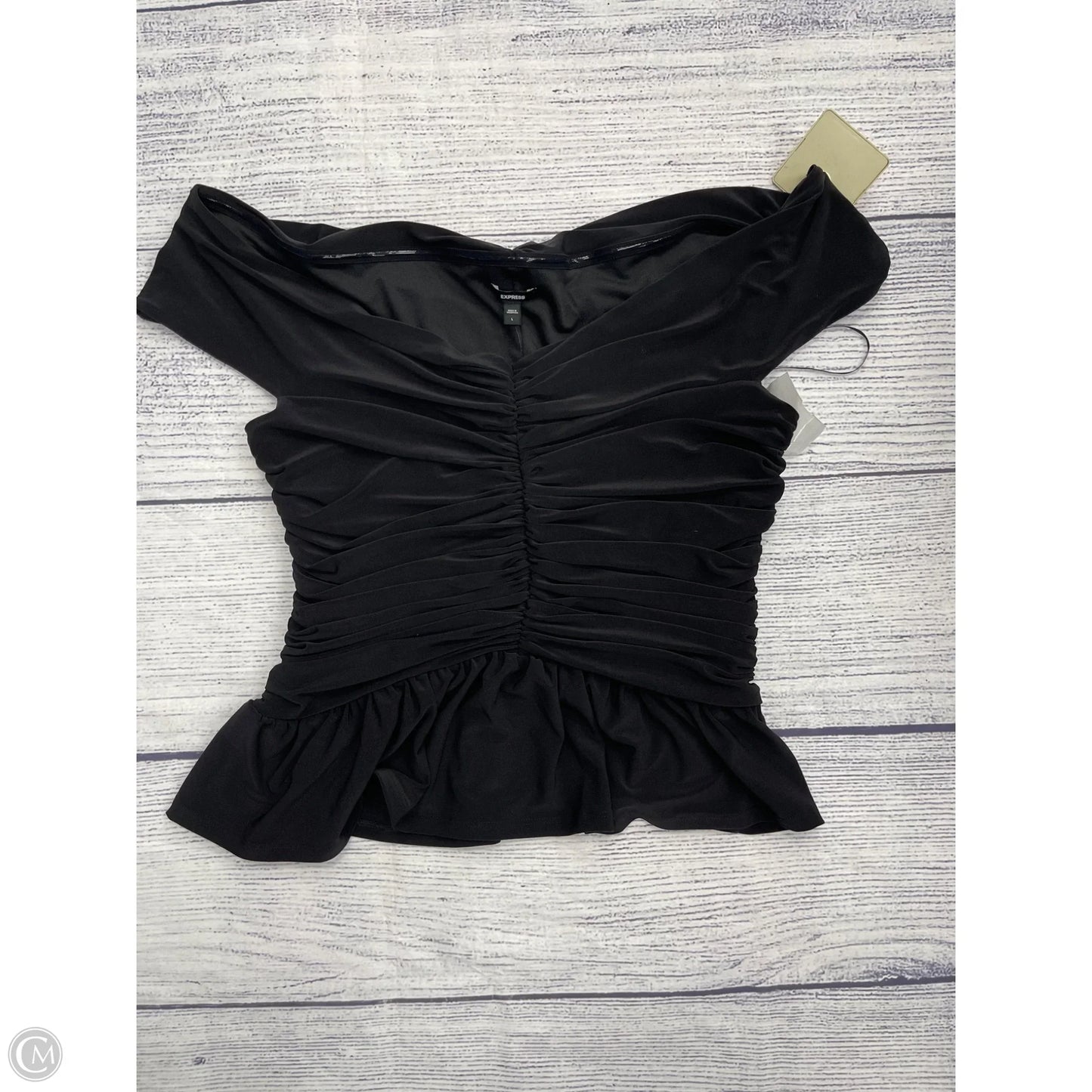 Top Sleeveless By Express In Black, Size: L