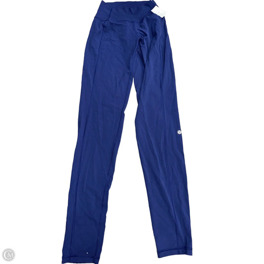 Athletic Leggings By Lululemon In Blue, Size: 2
