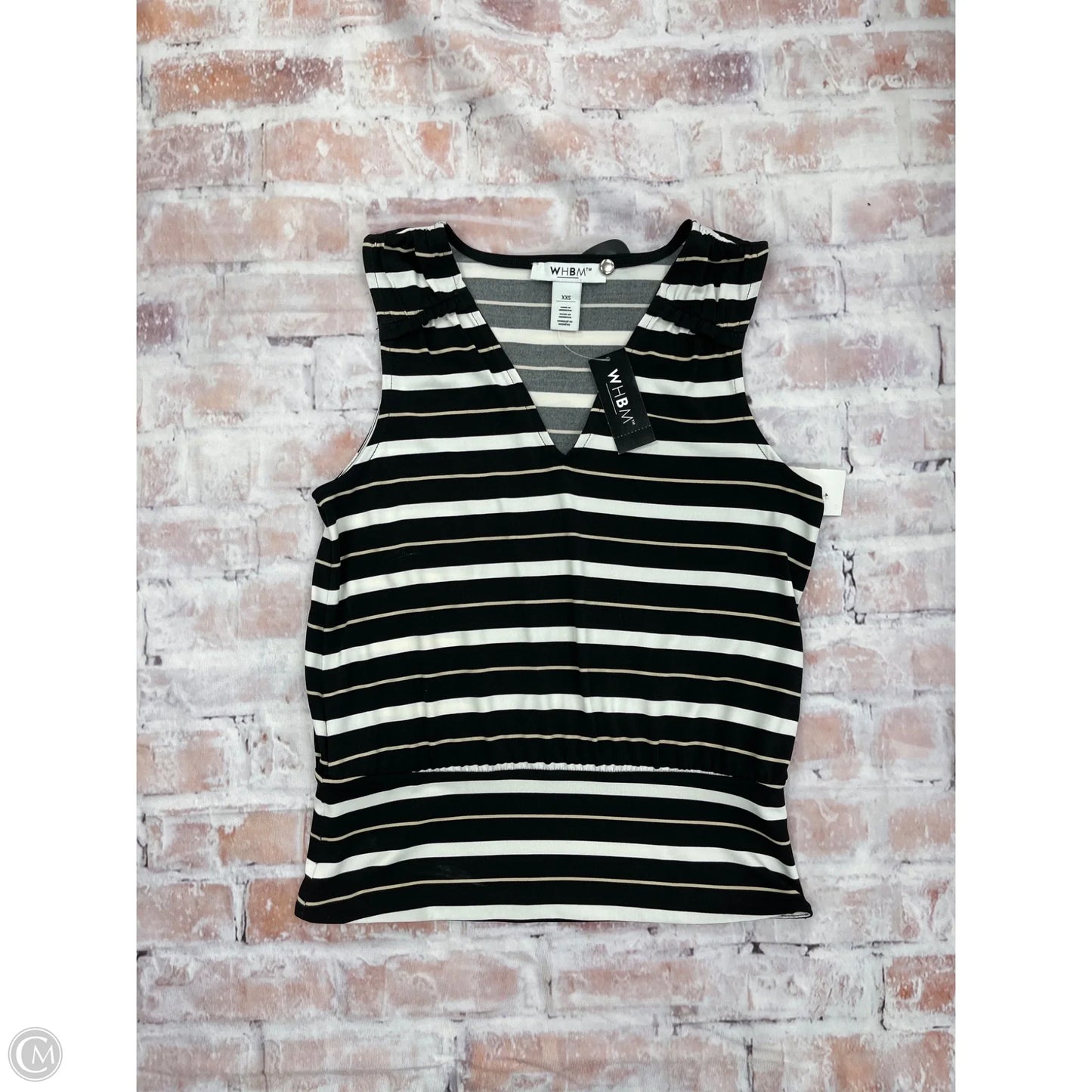 Top Sleeveless By White House Black Market In Black, Size: Xxs