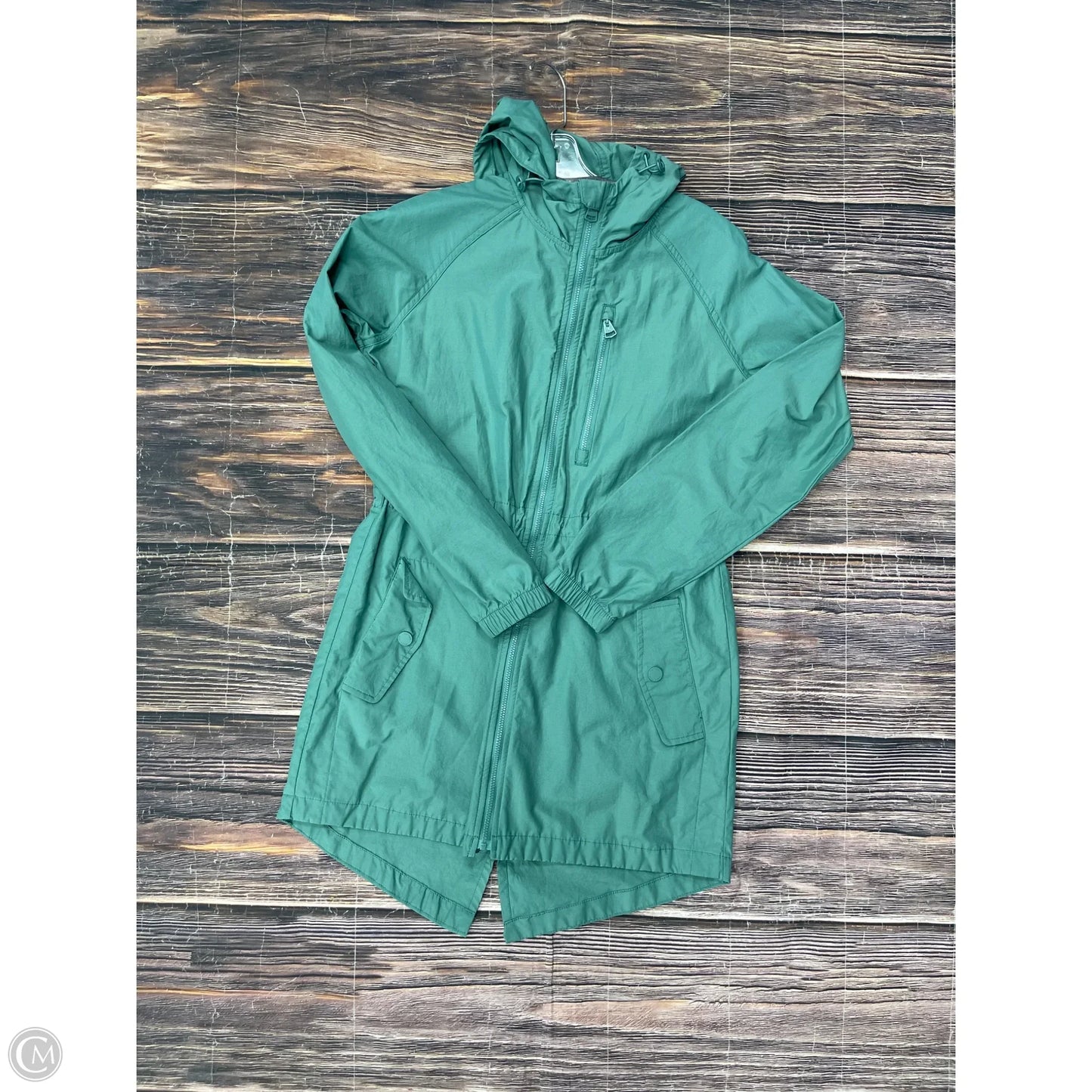 Jacket Windbreaker By Fatface In Green, Size: Xs