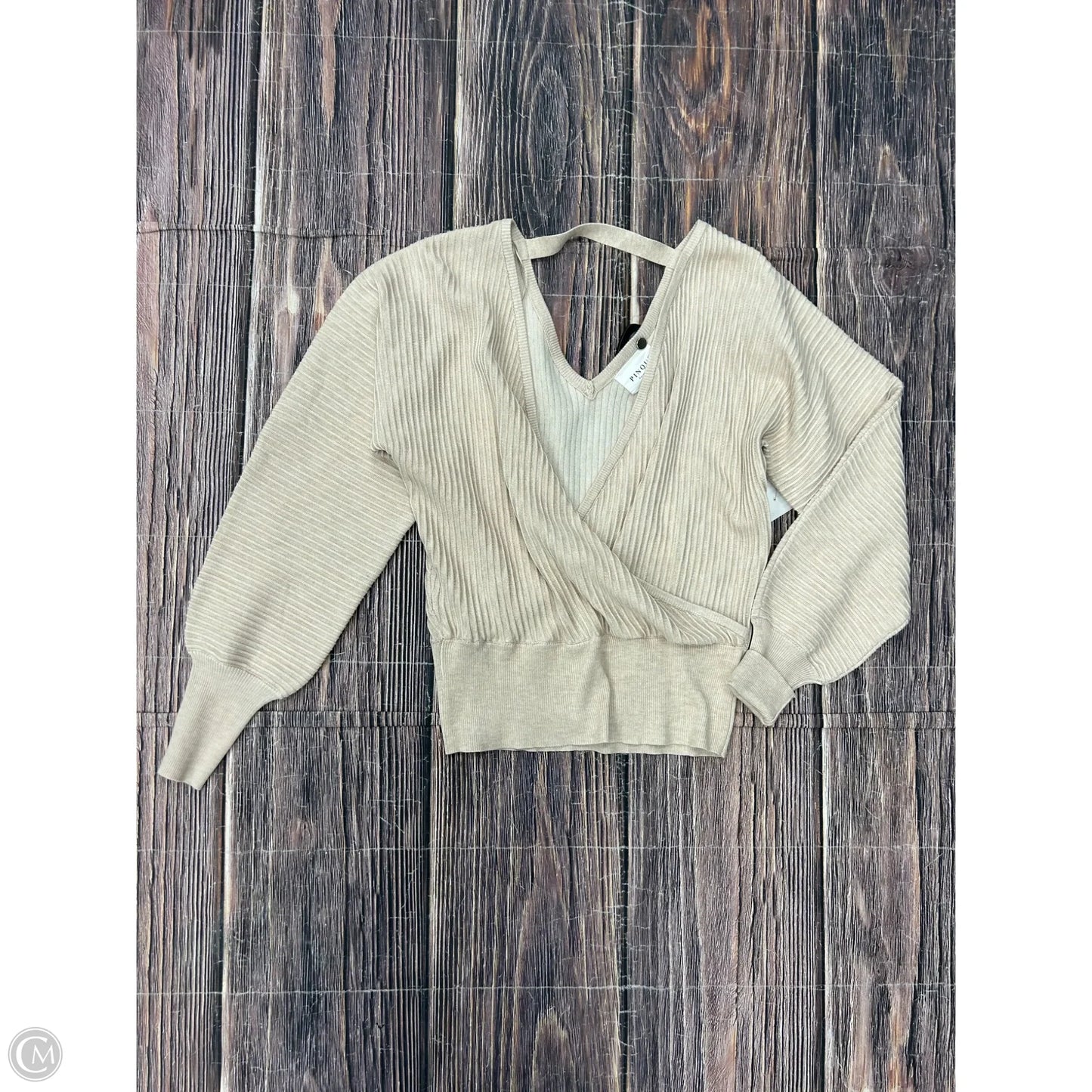 Sweater By Clothes Mentor In Tan, Size: Xs