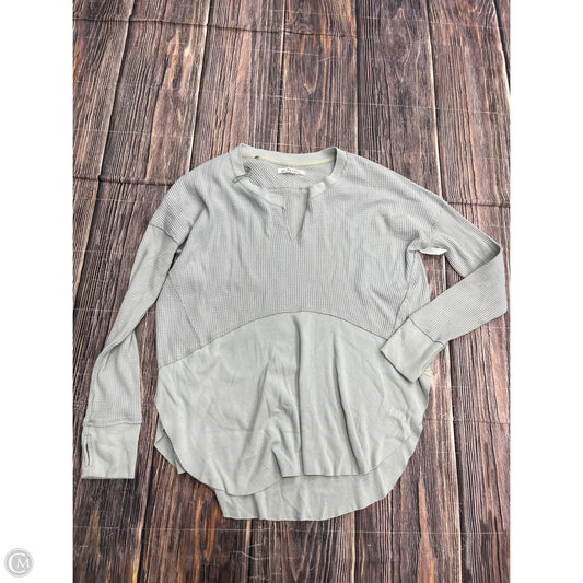 Top Long Sleeve By We The Free In Grey, Size: L