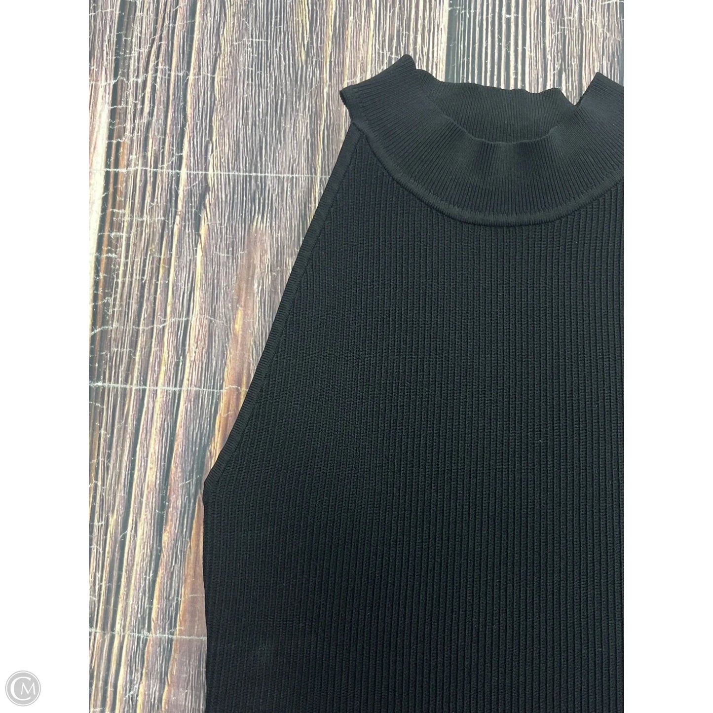 Top Sleeveless By Babaton In Black, Size: S
