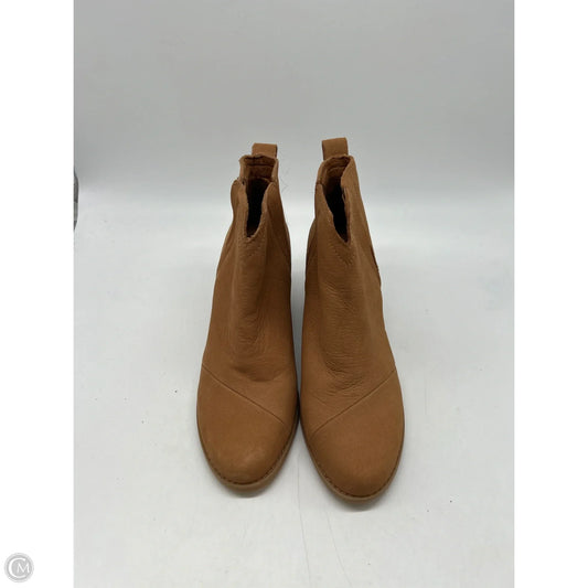 Boots Ankle Heels By Toms In Tan, Size: 6.5