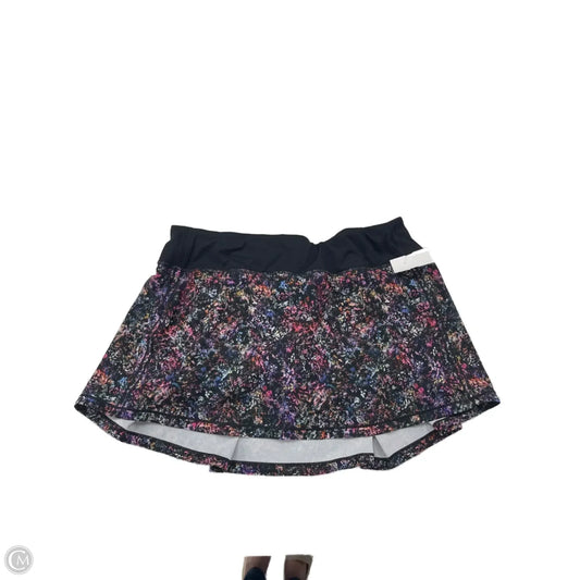 Athletic Skirt By Lululemon In Multi-colored, Size: 10