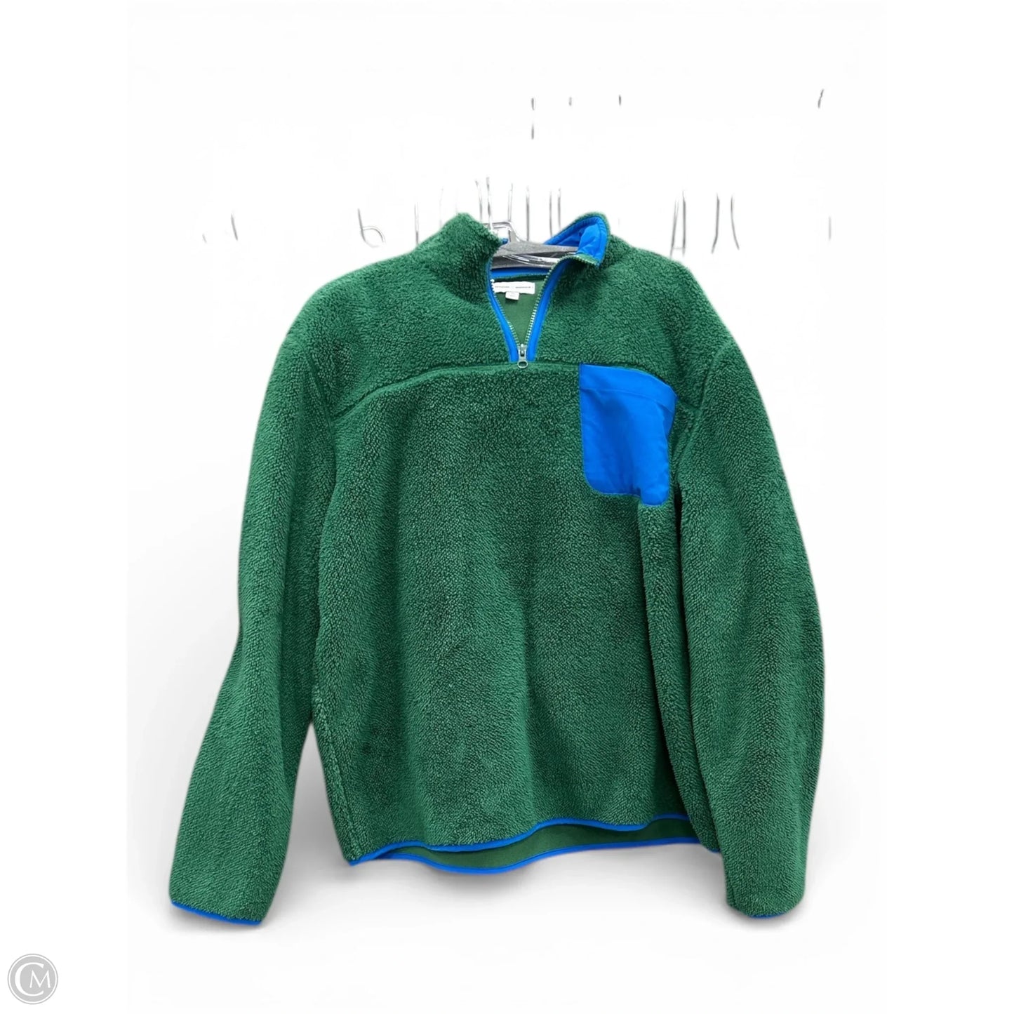 Sweatshirt Collar By Clothes Mentor In Green, Size: Xl