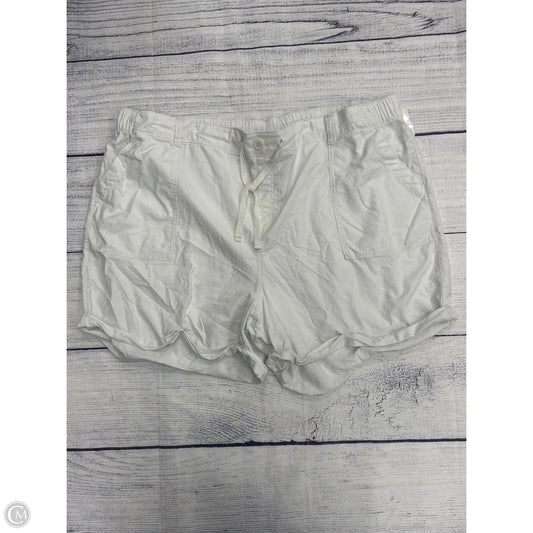 Shorts By Lane Bryant In White, Size: 3x
