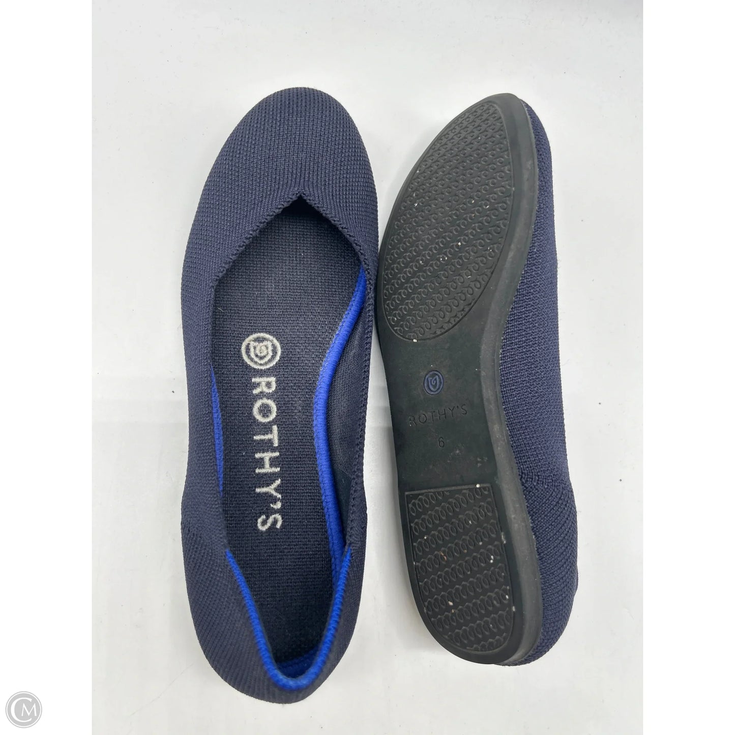 Shoes Flats By Rothys In Navy, Size: 6