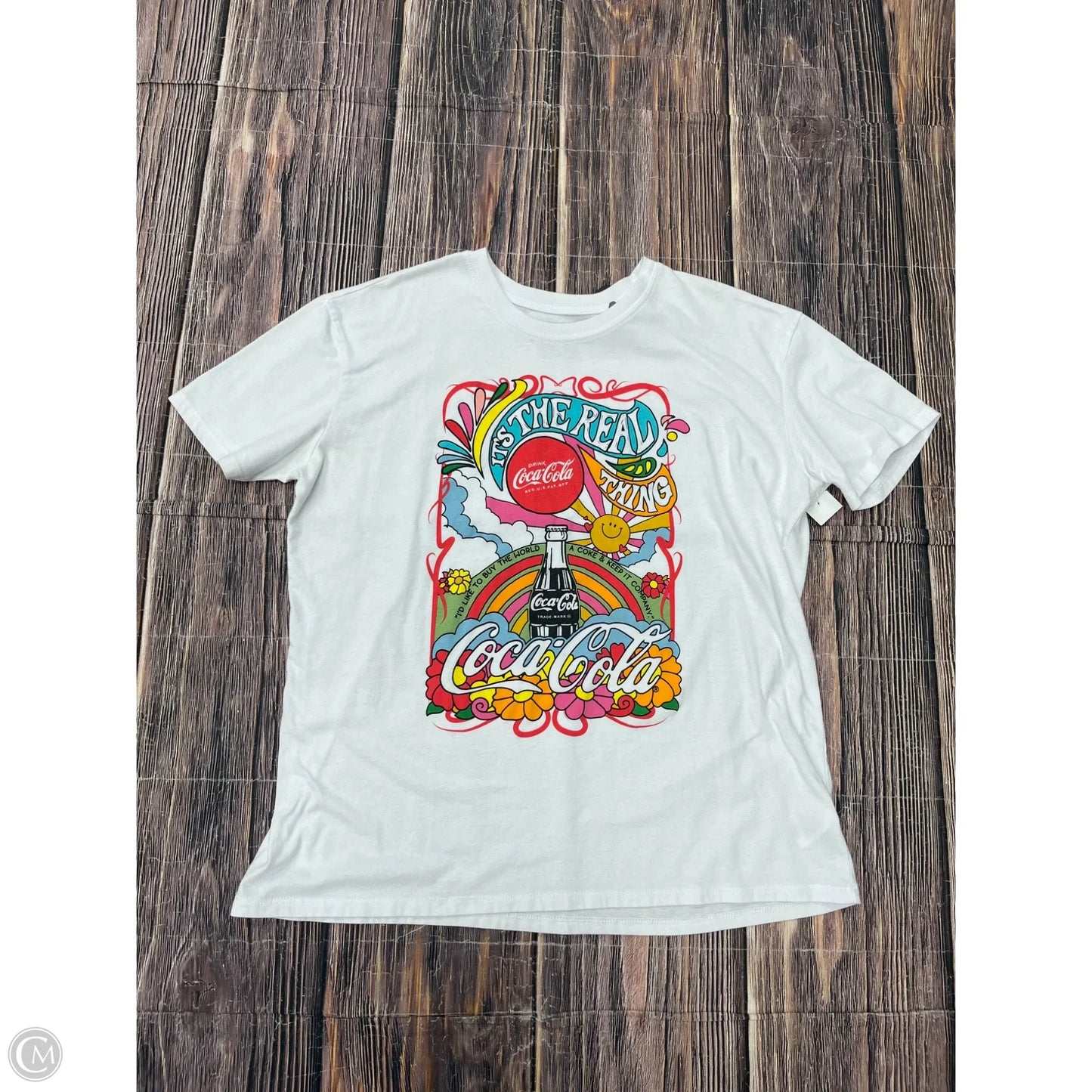 Top Short Sleeve By Clothes Mentor In White, Size: 3x