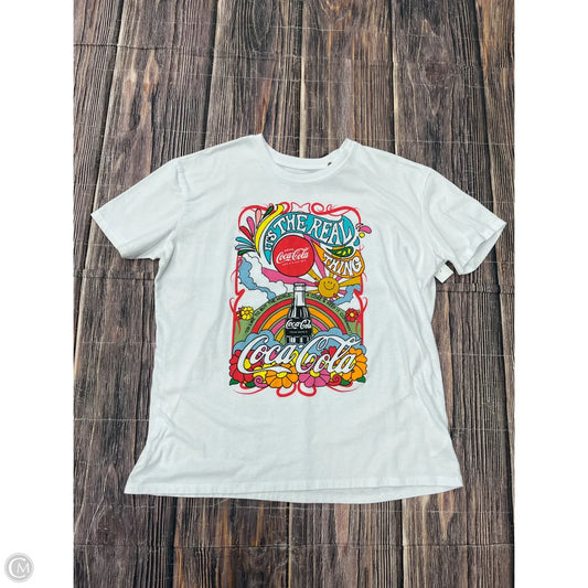 Top Short Sleeve By Clothes Mentor In White, Size: 3x