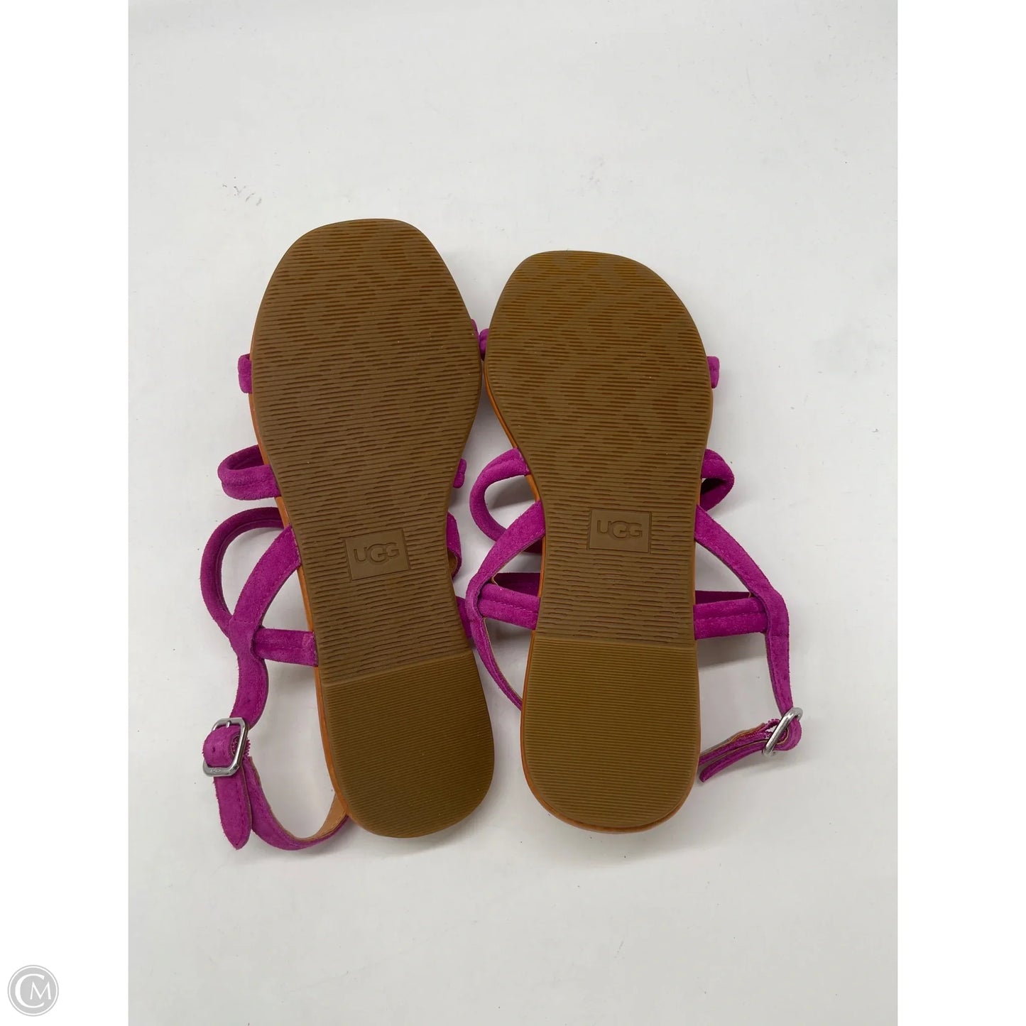 Sandals Designer By Ugg In Purple, Size: 9