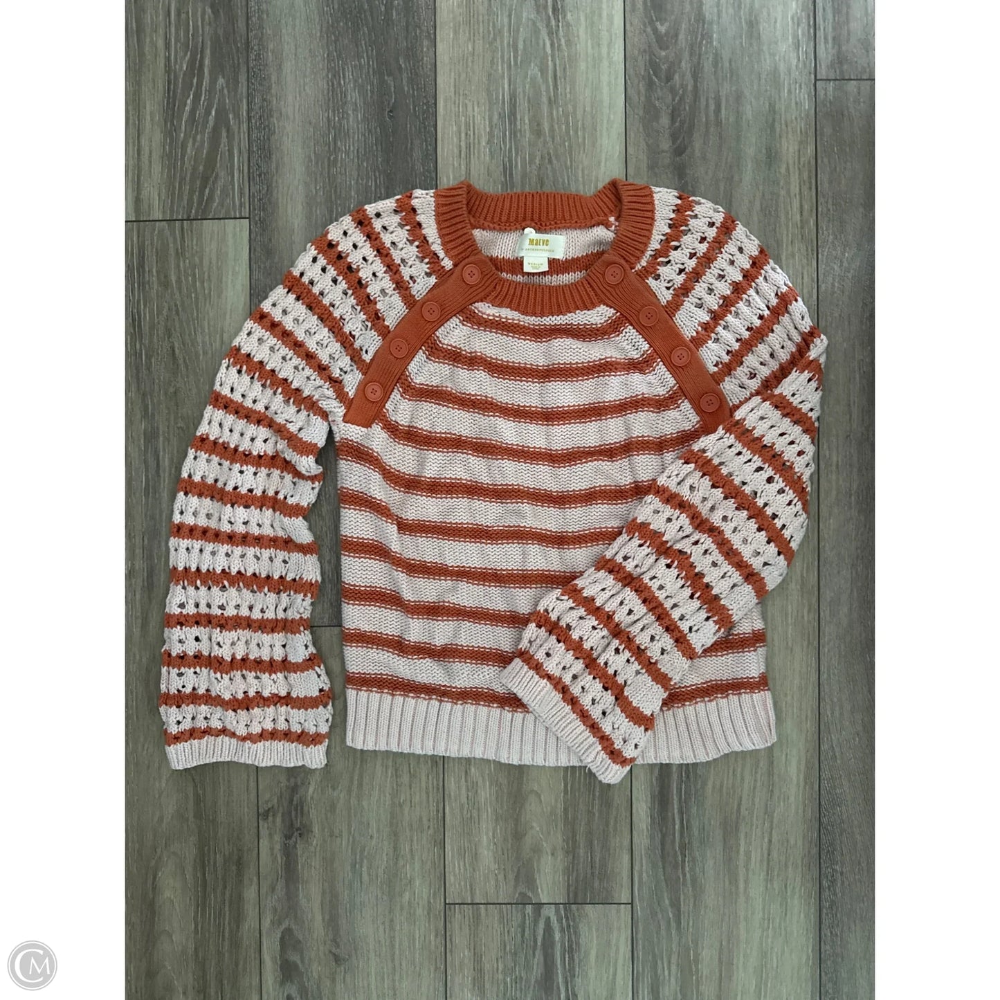 Sweater By Maeve In Pink, Size: M