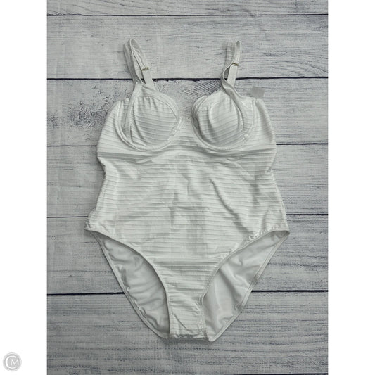 Swimsuit By Time And Tru In White, Size: 2x