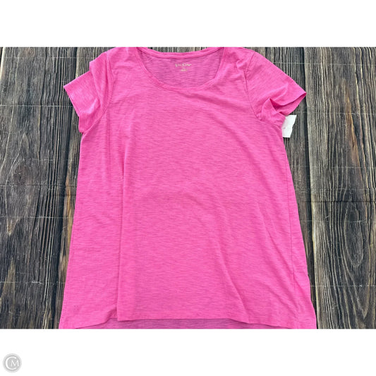 Top Short Sleeve Designer By Lilly Pulitzer In Pink, Size: Xl