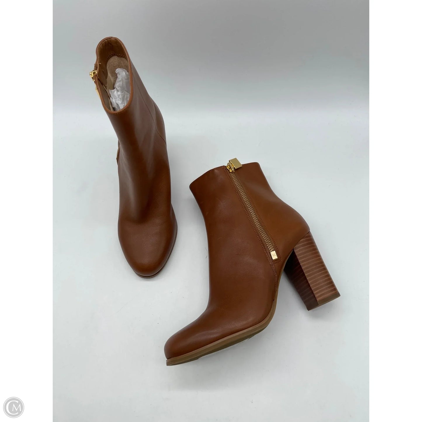 Boots Designer By Michael Kors In Tan, Size: 7