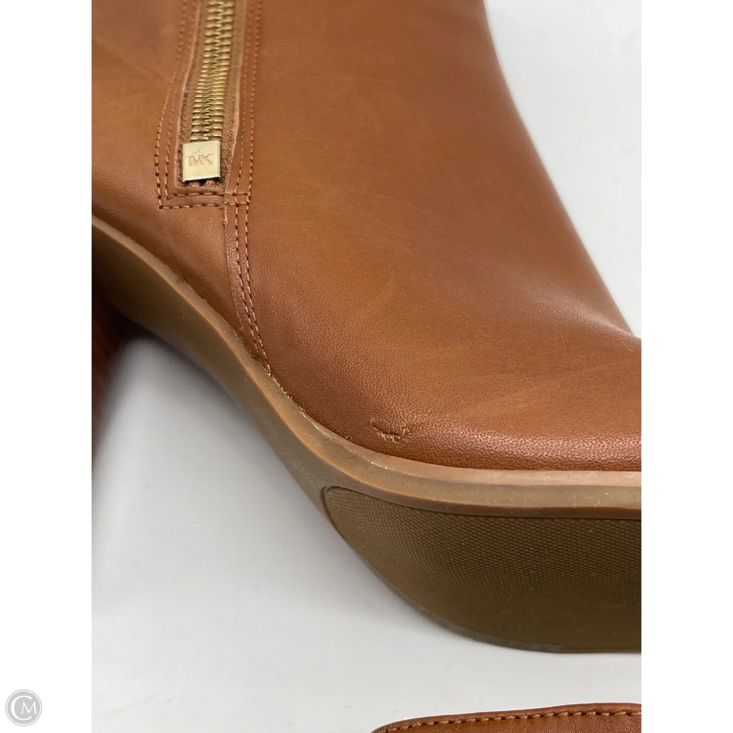 Boots Designer By Michael Kors In Tan, Size: 7