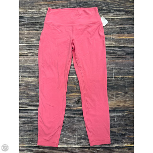 Athletic Leggings By Lululemon In Pink, Size: 10