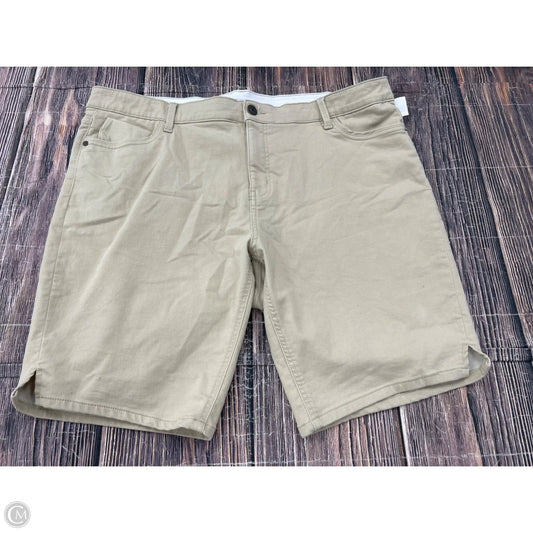 Shorts By Liz Claiborne In Tan, Size: 22