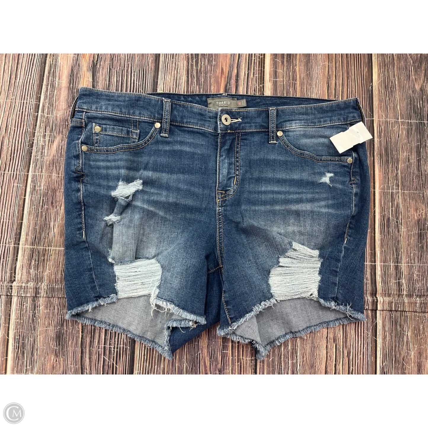 Shorts By Torrid In Blue Denim, Size: 16