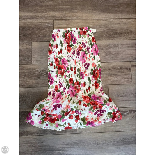 Dress Casual Midi By Abercrombie And Fitch In White, Size: M