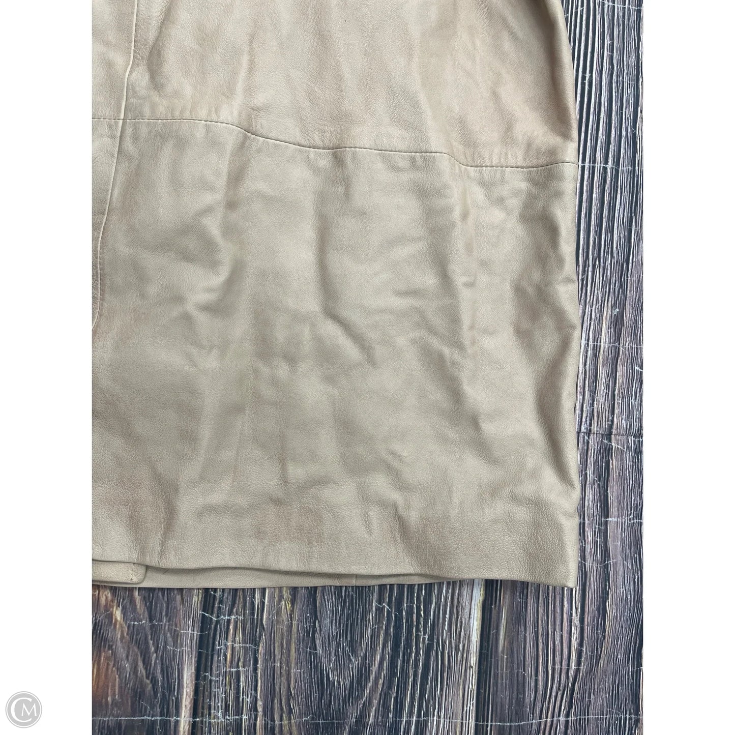 Coat Leather By Wilsons Leather In Tan, Size: Xl